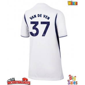 Tottenham Hotspur Micky van de Ven #37 Replica Home Stadium Shirt for Women 2026-27 Short Sleeve